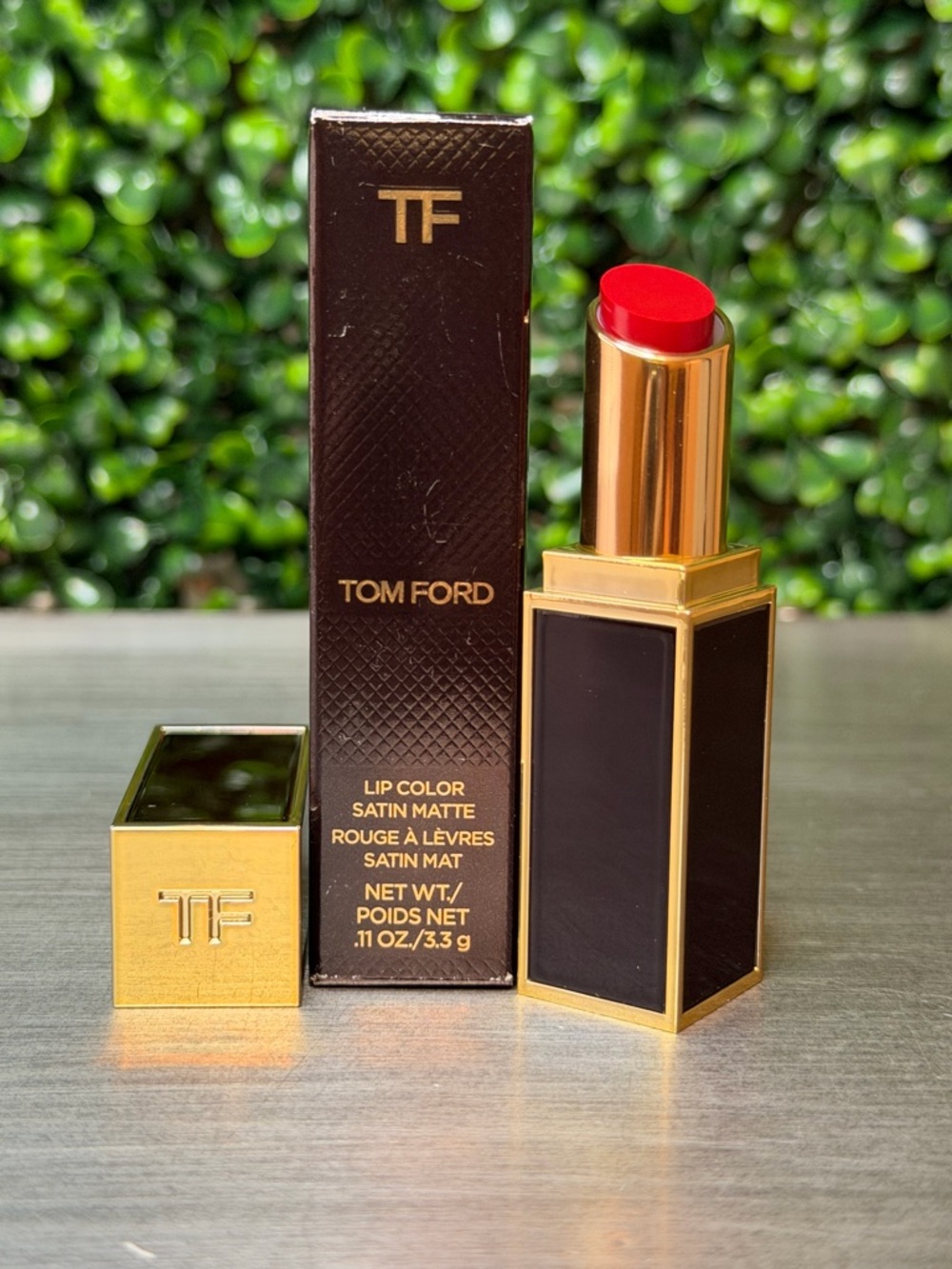 Tom Ford Satin Matte Lip Color — Bright Red